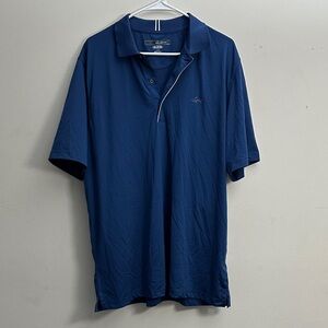 Greg Norman Collection Deep Blue Polo Shirt